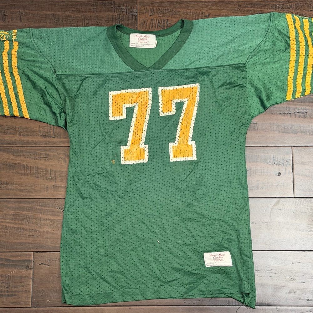 Green and Yellow Football Jersey